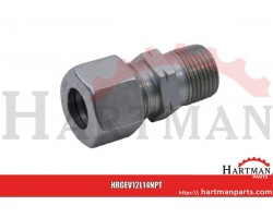 Złączka śrubowa wkręcana prosta 12L 1/4 NPT