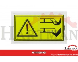 Naklejka "keep hands away"