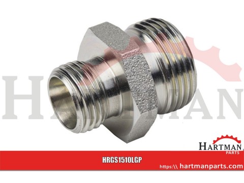 Złącze proste redukcyjne M22x1.5 15L - M16x1.5 10L