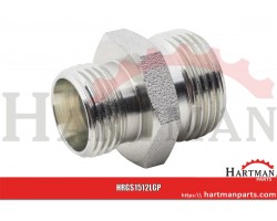 Złącze proste redukcyjne M22x1.5 15L - M18x1.5 12L