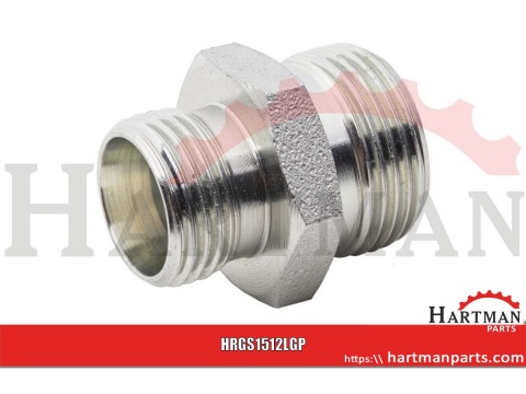 Złącze proste redukcyjne M22x1.5 15L - M18x1.5 12L