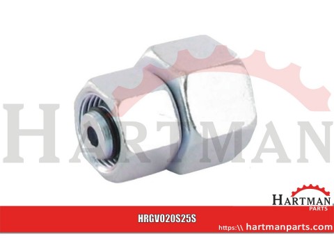 Złącze proste z nakrętkami M30x2 20S - M36x2 25S