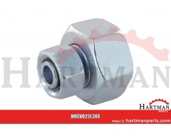 Złącze proste z nakrętkami M30x2 22L - M42x2 30S