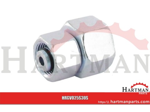 Złącze proste z nakrętkami M36x2 25S - M42x2 30S