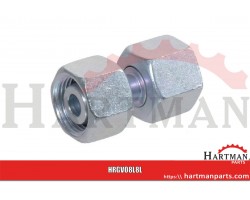 Złącze proste z nakrętkami M14x1,5 8L - M14x1,5 8L