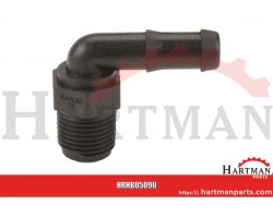 Końcówka węża 1/2" gwint zewn. NPT x 1/2" 90°