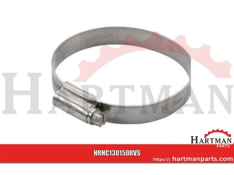 Opaska ślimakowa HC V2A Kramp, 130 - 150 mm