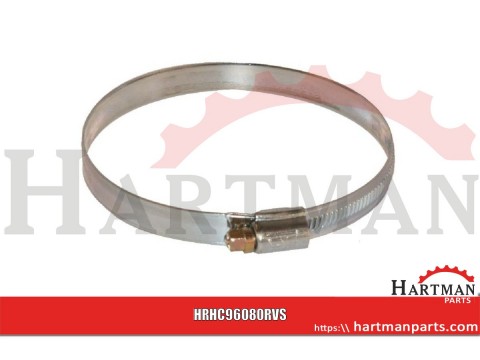 Opaska ślimakowa HC 9 mm V2A Kramp, 60-80 mm