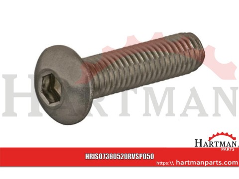 Wkręt grzybkowy A2 Kramp, M5 x 20 mm