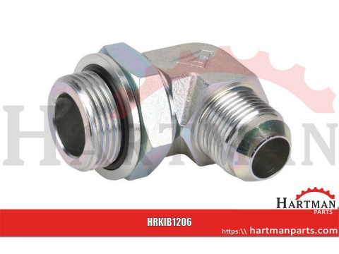 Złącze kolankowe 3/4 JIC x 3/8 BSP