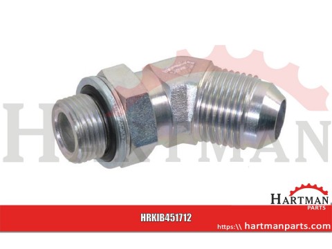 Złącze kolankowe 1-1/16 JIC x 3/4 BSP 45°