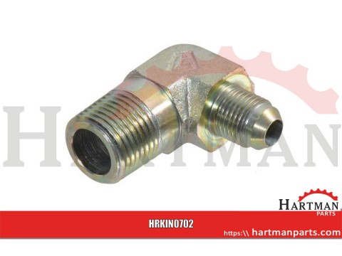 Złącze kolankowe 7/16 JIC x 1/8 NPT