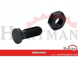 Śruba płużna 2-nos. M10x30 K17 z nakrętką