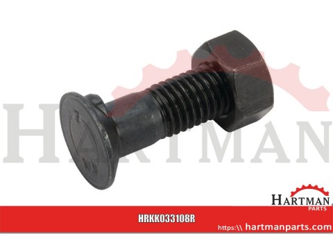 Śruba owalna M12×38 z nakręt.