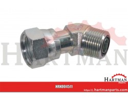 Złącze kątowe ORFS M/F 11/16" 45°