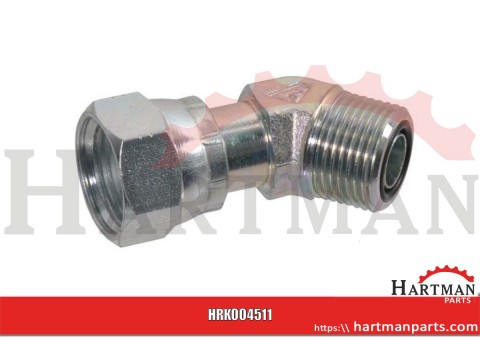 Złącze kątowe ORFS M/F 11/16" 45°