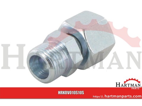 Złącze proste z nakrętką M18x1,5 10S - M18x1,5 10S