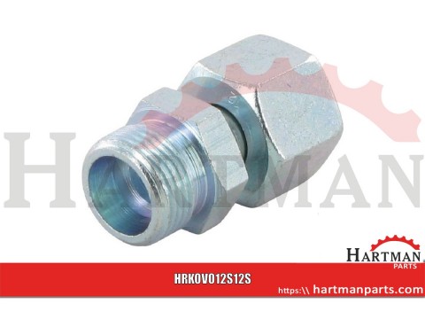Złącze proste z nakrętką M20x1,5 12S - M20x1,5 12S