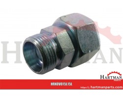 Złącze proste z nakrętką M22x1,5 15L - M22x1,5 15L
