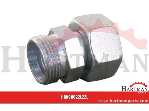 Złącze proste z nakrętką M30x2 22L - M30x2 22L