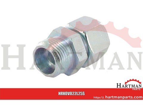 Złącze proste z nakrętką M30x2 22L - M36x2 25S