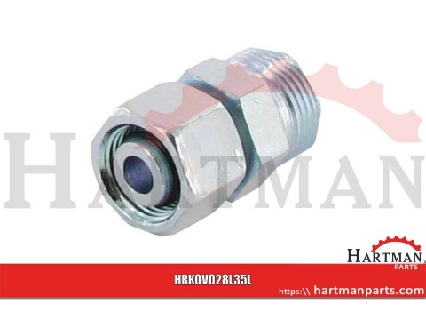 Złącze proste z nakrętką M36x2 28L - M45x2 35L