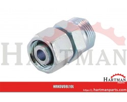 Złącze proste z nakrętką M14x1,5 8L - M16x1,5 10L