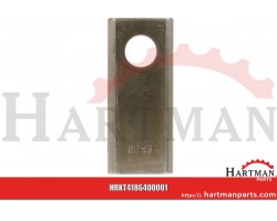 Nożyk kosiarki rotacyjnej lewy/prawy 96x40x3 mm otwór Ø 19 mm okrągły pasuje do Taarup 25 szt.