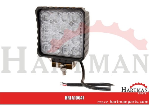 Lampa robocza kwadratowa LED, 48W 3840lm światło rozproszone