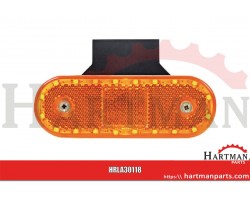 Lampa boczna pozycyjna prostokątna LED 12-24V z przewodem i uchwytem Kramp