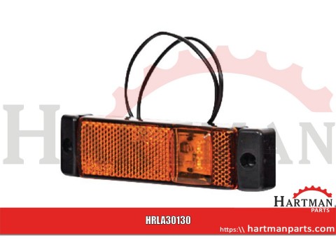 Lampa boczna pozycyjna prostokątna LED 12-24V z przewodem Kramp