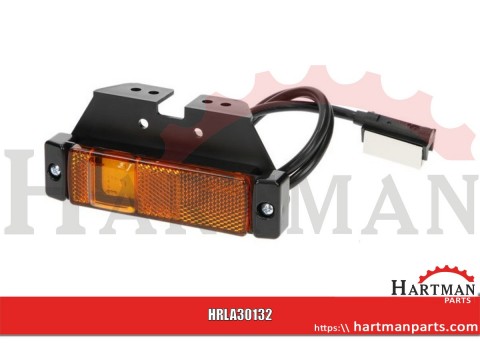 Lampa boczna pozycyjna prostokątna LED 12-24V z uchwytem i wtyczką Jaeger Kramp