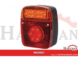 Lampa tylna zespolona kwadratowa 5-pinowa LED 12-24V Kramp