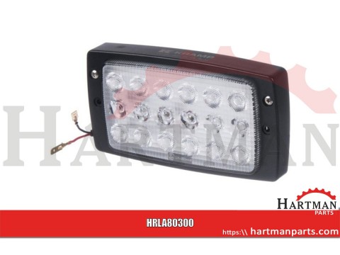 Lampa robocza prostokątna LED, 27W 3375lm światło rozproszone z wtyczką AMP