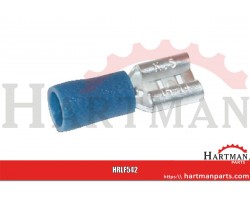 Końcówka przewodu płaska nasadkowa niebieska 1.5-2.5mm², 6.3x0.8