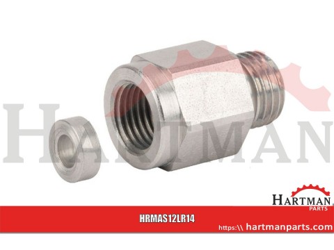 Przyłącze manometru M18x1.5 12L R1/4 BSP