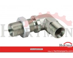Przyłącze panelowe 90° 3/8"BSP