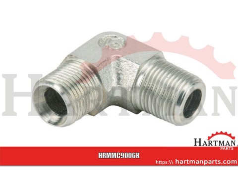 Element łączący gwint zewnętrzny BSP 3/8-MC3/8-90°