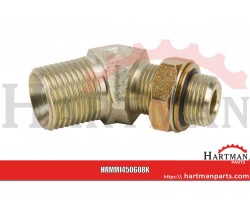Przyłącze nastawne 45° gwint zewnętrzny 3/8" BSP x 1/2" BSP