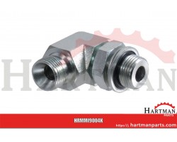 Przyłącze nastawne 90° gwint zewnętrzny 1/4" BSP x 1/4" BSP