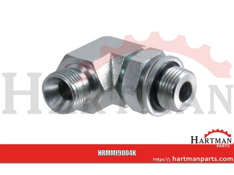 Przyłącze nastawne 90° gwint zewnętrzny 1/4" BSP x 1/4" BSP