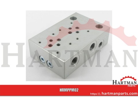 Płyta bazowa dwusekcyjna Manifold