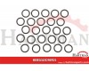 Pierścień uszczelniający o-ring 15.55x2.62mm 25 szt. Kramp
