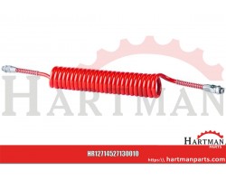 Wąż silikonowy Wabco, Ø 12x2, czerwony, M16x1,5, L-4m