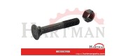 Śruba płużna 4-kątna z podsadzeniem DIN 608, M12 x 80 mm kl. 12.9 z nakrętką
