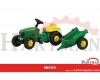 Traktor Rolly Kid John Deere z przyczepą