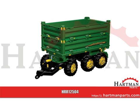 Przyczepa trzyosiowa John Deere, do ciągnika z napędem na pedały