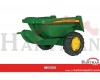 Przyczepa John Deere zielona, do Ciągników z napędem na pedały