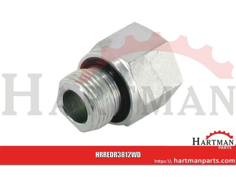 Złączka gwintowana redukcyjna M/F (CS) R3/8 R1/2