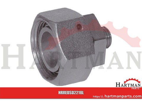 Złącze proste z nakrętką M30x2 22L - M26x1,5 18L